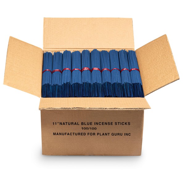 5000 Unscented (Blue) Incense Sticks 11" Bulk Wholesale - 100%