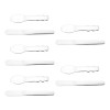 10 Pzas Espátulas Acero Inoxidable Mascarilla Facial