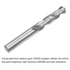 sourcing map Solid Carbide Drill Bits, 6mm C2/K20 Tungsten Carbide