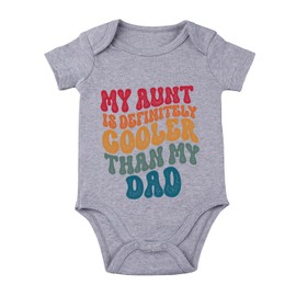 listery Funny Baby Clothes Aunt Onesie For Baby Clothes Girl Boy Aunties Bestie Bodysuit 3 Months