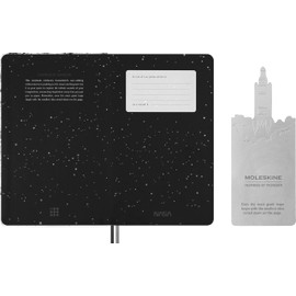 Moleskine SKNTBHL7063S1 NASA-inspired Notebook, Large Size, Width 5.1 x Height 8.3 inches (13 x 21 cm), Light Gray