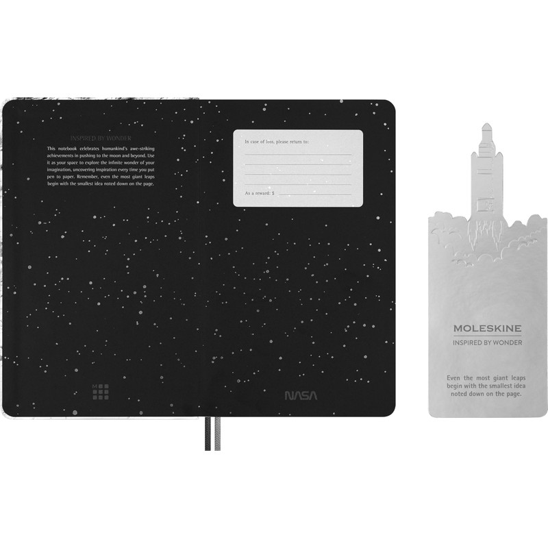 Moleskine SKNTBHL7063S1 NASA-inspired Notebook, Large Size, Width 5.1 x Height