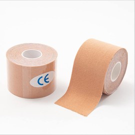 Kinesiology Tape, 5M Roll Elastic Muscle Support Tape, Improve Blood Circulation, Waterproof and Latex Free for Exercise, Sports and Injury (Fresh)
