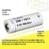 Exell 206A Alkaline 9V Battery 110mAh NEDA 1611, 1161M, 206,