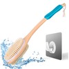 KIPRITII Ergonomically Back Scrubber for Shower - Double-Sided Back Brush