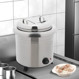 Commercial Grade Soup Kettle Soup Warmers with Flip-top Lid and Detachable Stainless Steel Insert Pot, Precise Temperature Control, Commercial Food Warmers for Restaurant and Big Family, 13L