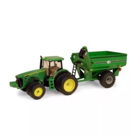 Ertl Farm Country John Deere 8320R Tractor & J&M Grain Cart Set MIP 1/64