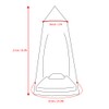 Tudaheuiy Bett Baldachin Dome Mesh, Leichtes King -Baldachin -Bett Vorhänge