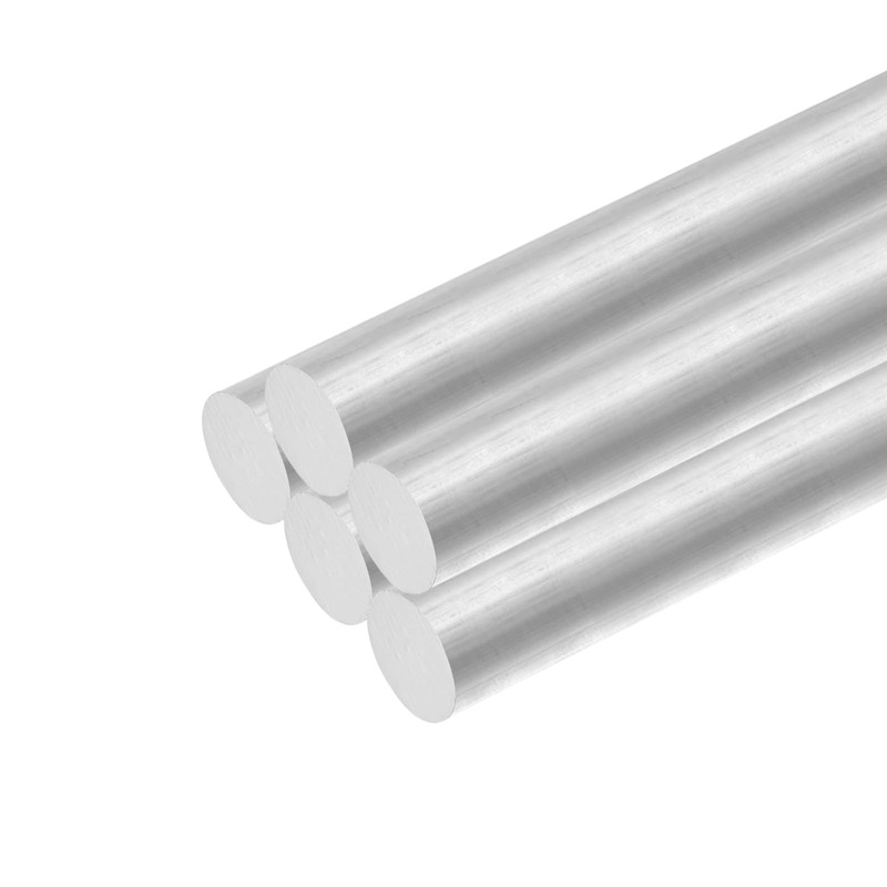 sourcing map Aluminum Solid Round Rod Lathe Bar 13mm x
