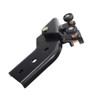 IBESTWOLF Black Durable Upper Lower Sliding Door Roller Bracket Right
