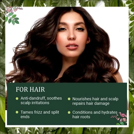 Indus Valley Bio Organic Natural Henna Hair Color For Grey Hairs -100gm (Herbal Henna & Indigo leaf Powder)
