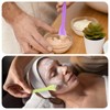6Pcs 5inch Makeup Scoops 5 Color Plastic Beauty Spoon Facial
