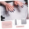 WOONEKY Fake Nails 3 Sets of 24pcs Artificial Fingernails for