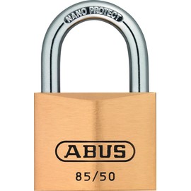 ABUS 04827 Stainless Steel Shackle Service Brass Padlock with 2717 Alike Keyed