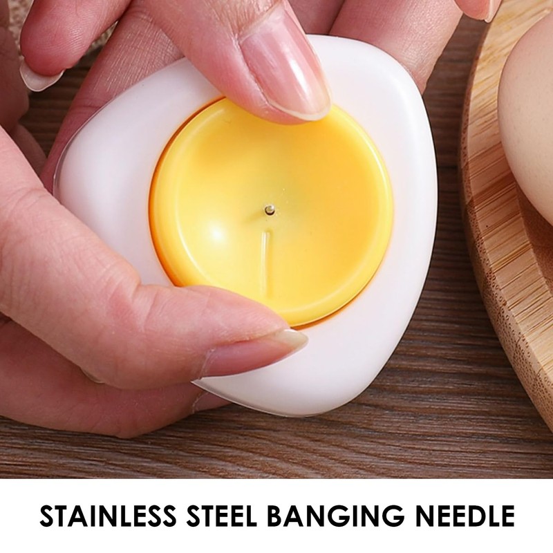 2-Piece Egg Hole Puncher, Creative Egg Drill, Simple Plastic Egg