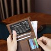Richesele New Dad Wedding Gifts - Engraved Wallet Card for