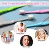 8 Pcs Micro Nano Manual Toothbrush Extra Soft with 20,000