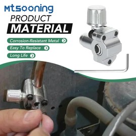 Mtsooning 4PCS BPV-31 Bullet Piercing Valve Kit, Adjustable Line Tap Valve for Air Conditioners HVAC 1/4", 5/16", 3/8" Tubing, Replacement for AP4502525 BPV31D GPV14 GPV31 GPV38 GPV56 MPV31 A/C HVAC