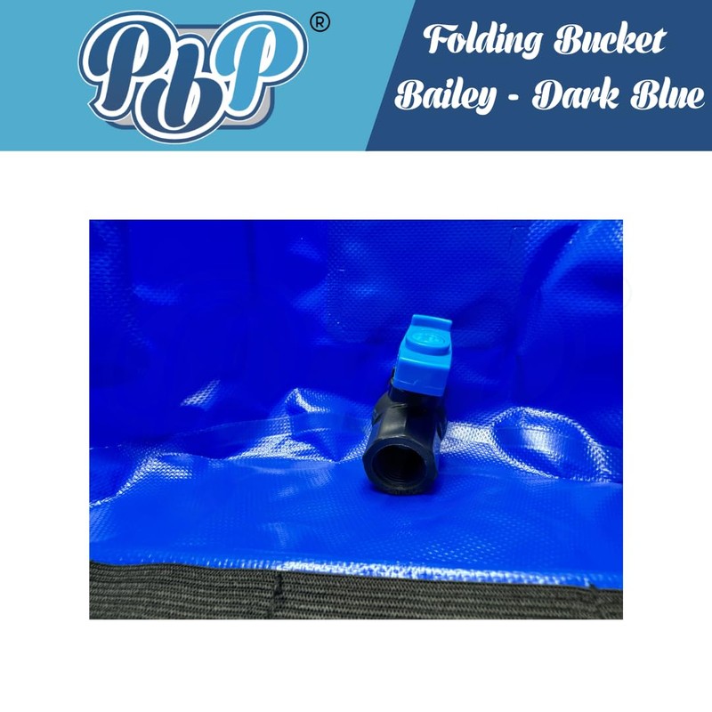 PBP "Bailey" Folding Utility Bucket, 30L Capacity, with Quick Hose