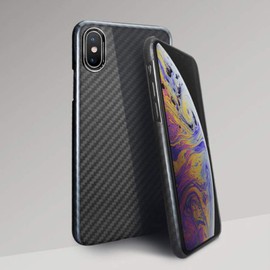 Deff DEEF for iPhoneXR monCarbone HOVERKOAT Midnight Black
