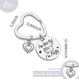 7RVZM Fat Cat Gift Game Inspired Keychain Game Lover Gift Cousin Gift Gamer Jewelry Game Player Keychain Best Fried Jewelry Birthday Keychain Grandson Gift Daughter Jewelry Boyfriend Keychain