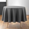 Sanixa U1710686 Tablecloth Anthracite Grey 180 cm Round Table Cloth