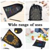 JUNRUCTH Essential Drawstring Mesh Bags - Durable and Portable Nylon