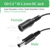 2Pack 1 to 4 Way DC Power Splitter Cable Barrel