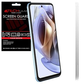 TECHGEAR [3 Pack] Screen Protectors Compatible for Motorola Moto G31 / Moto G41 / Moto G62 5G, CLEAR LCD Screen Protectors Cover Guards