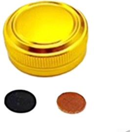 Crovakeu Aluminum Fishing Reel Spool Tension Knob Cap - Grey Replacement Part with Dual Gaskets for Reel Brake Control