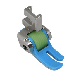 Fbshicung Straight Stitch Non Stick Bottom Roller Presser Foot for Low Shank Old Style Household Sewing Machine