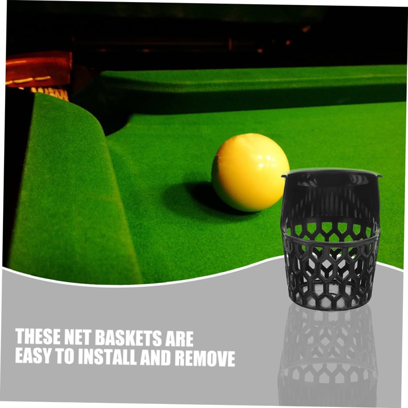 Mipcase 2 Pcs Pool Table Pockets Replacement Heavy Duty Plastic