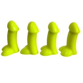 4 Pcs Prank Tire Valve Stem Cap Airtight Dust Proof Cover Universal for Car SUV Bike Trucks and Motorcycles Car Wheel Tire Exterior Accessoriy Set H2