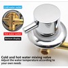 ZAKSEM 2/3/4/5 Way Brass Shower Faucet Bathroom Mixer Tap for