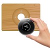 Nest Thermostat Wall Plate, 6 Inch, Bamboo Plate, Fits Generation