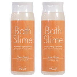 Bath Slime Yuzu 10.1 fl oz (300 ml), Set of 2, Bath Salt, Bath Lotion