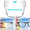 WEIMELTOY 3 Pack Blue Light Blocking Reading Glasses for Men,