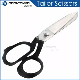 ODM New 8" 10" 12" German Steel Heavy Duty Upholstery Carpet Tailor Scissors Black - 8''