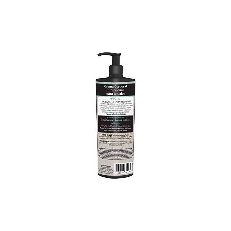 crema corporal para tatuajes 300 ml