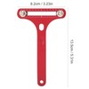 T Shaped Watch Back Case Opener Alloy Steel Clear Scale