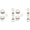 Clover 26-525 Double Front Lugs, Silver