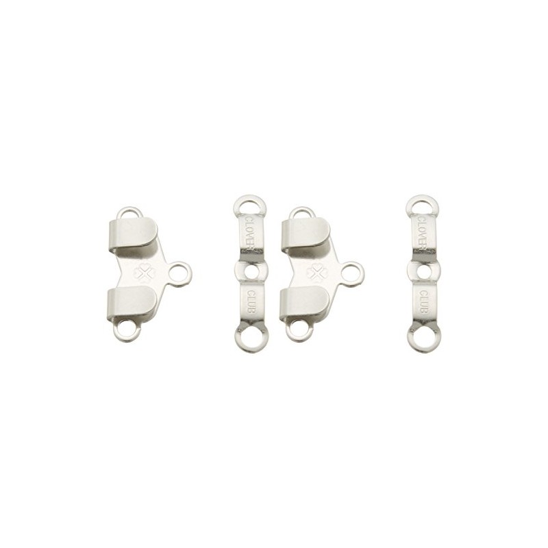 Clover 26-525 Double Front Lugs, Silver