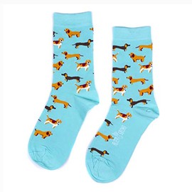 Socks Famous Designs, Paintings and People, Unisex Men/Women, Sizes 3-12, Stockings, Hipster, Painting, Funny - dog