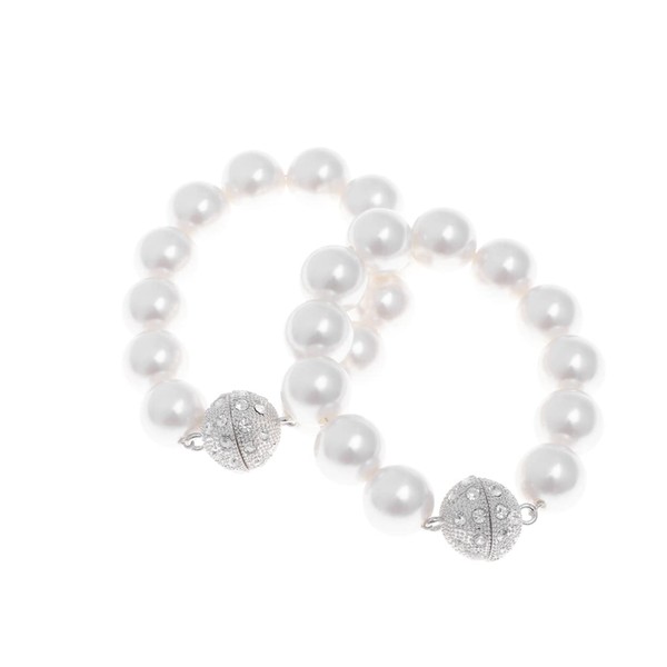 BESPORTBLE Curtain Tie Magnetic Holdbacks Pearl Tie Back Straps 20CM