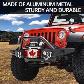 Canada Flag License Plate Maple Leaf Canadian Flag for Cars 12"x6" Standard Size Frame Aluminum Composite Car Accessories for Decoration (Canada Flag)