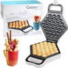 Bubble Waffle Maker- Electric Nonstick Hong Kong Egg Waffler Iron