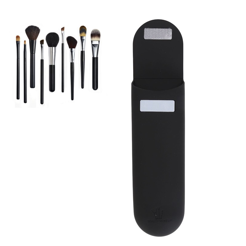 Silicone Makeup Brush Bag Portable Large Capacity Waterproof Silicone Cosmetic