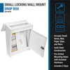 Barska Small Locking Wall Mount Drop Box – Secure Steel