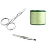 Myynti Professional Eyebrow Threading Thread Eyebrow Scissors Eyebrow Tweezers Combo