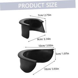 BESPORTBLE 6pcs Sturdy Snooker Hole Liner Protective Billiard Pocket Liners for Daily Use Accuracy Consistency Lightweight Easy to Install for Pool Tables